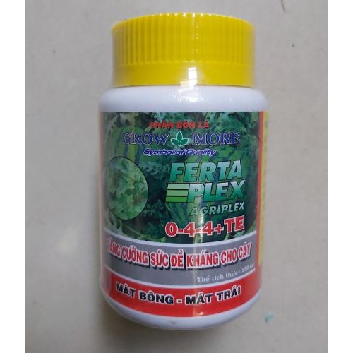 Phân bón lá GrowMore FERTA 0-4-4 +TE chai 235ml tăng sức đề kháng cho cây Grow More