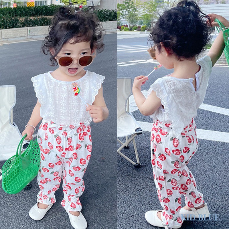 Quần Dài Thể Thao Ống Phồng Chống Muỗi Thời Trang Mùa Hè Cho Bé Gái