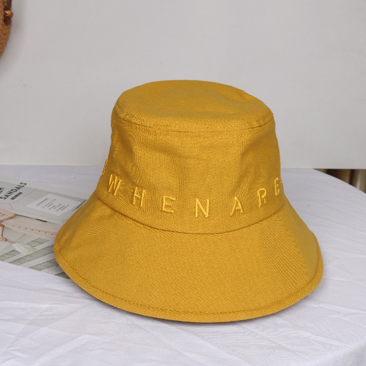 Nón Tai Bèo Chống Nắng Thêu Chữ Thời Trang Xu Hướng Nhật Hàn Cho Nữ