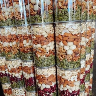 Miafood - hạt mix 5 loại không vỏ đắk lắk hủ pet 500g