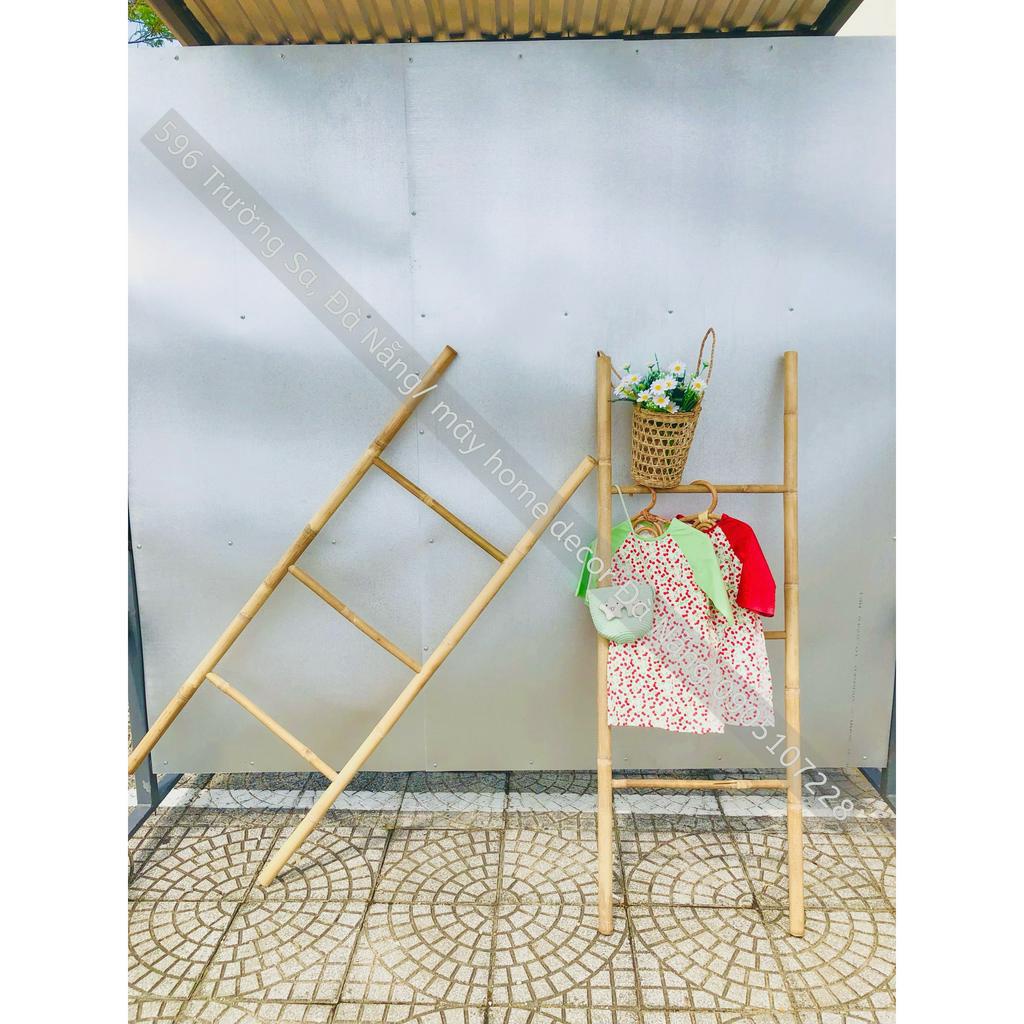 Thang Tre Decor, Trang Trí Phòng Khách, Phòng Tắm, Sân Vườn/ Treo Khăn, Treo Quần Áo, Cây Cảnh, Sách Báo/ Vintage Boho
