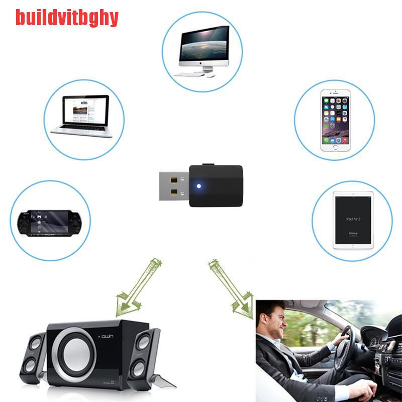 (Mua-Code) Usb Bluetooth 5.0 Thu Phát Tín Hiệu 2 Trong 1 Với Giắc 3.5mm