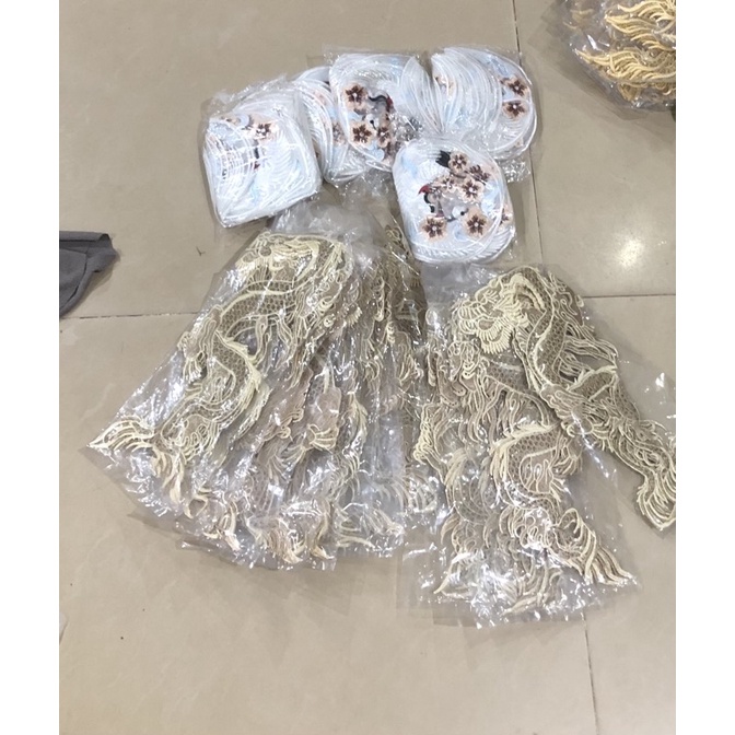 combo rồng thêu và tròn xinh xắn