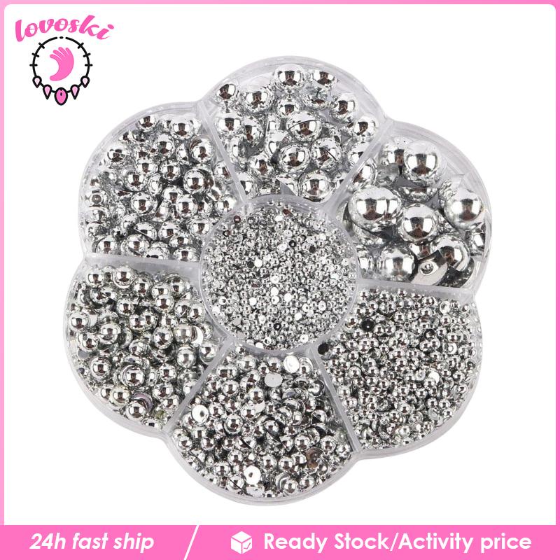 Hạt Ngọc Trai Giả 7 Kích Cỡ Tự Làm Trang Sức