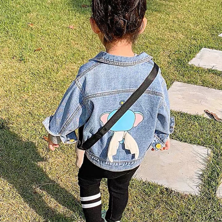 Áo Khoác Denim Thời Trang Xuân Thu Cho Bé