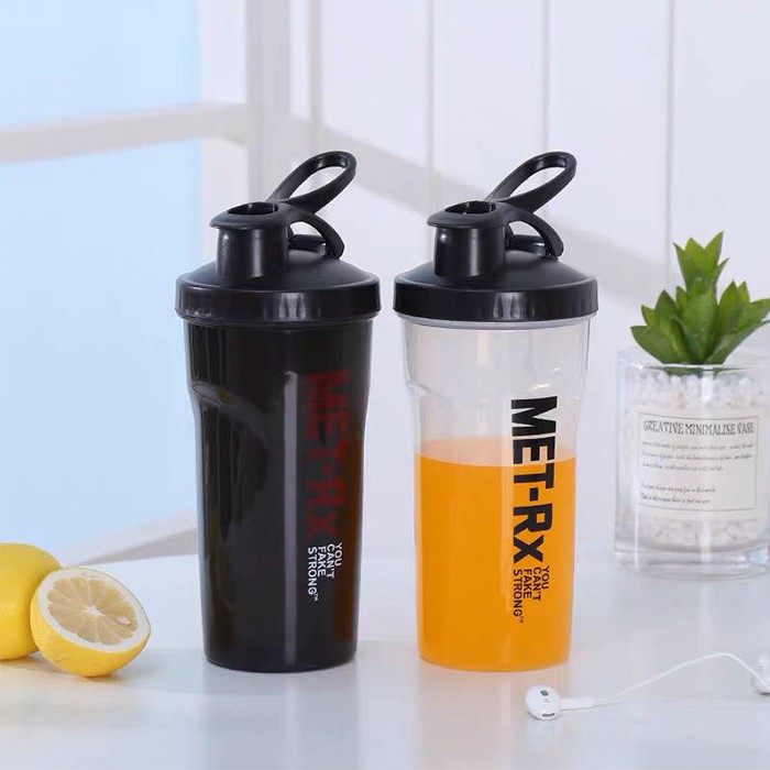 Bình đựng nước bình thể thao shake bottle Met-RX