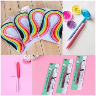 GIẤY QUILLING LÀM THIỆP, CÂY QUẤN QUILLING, DỤNG CỤ ĐƠN GIẢN
