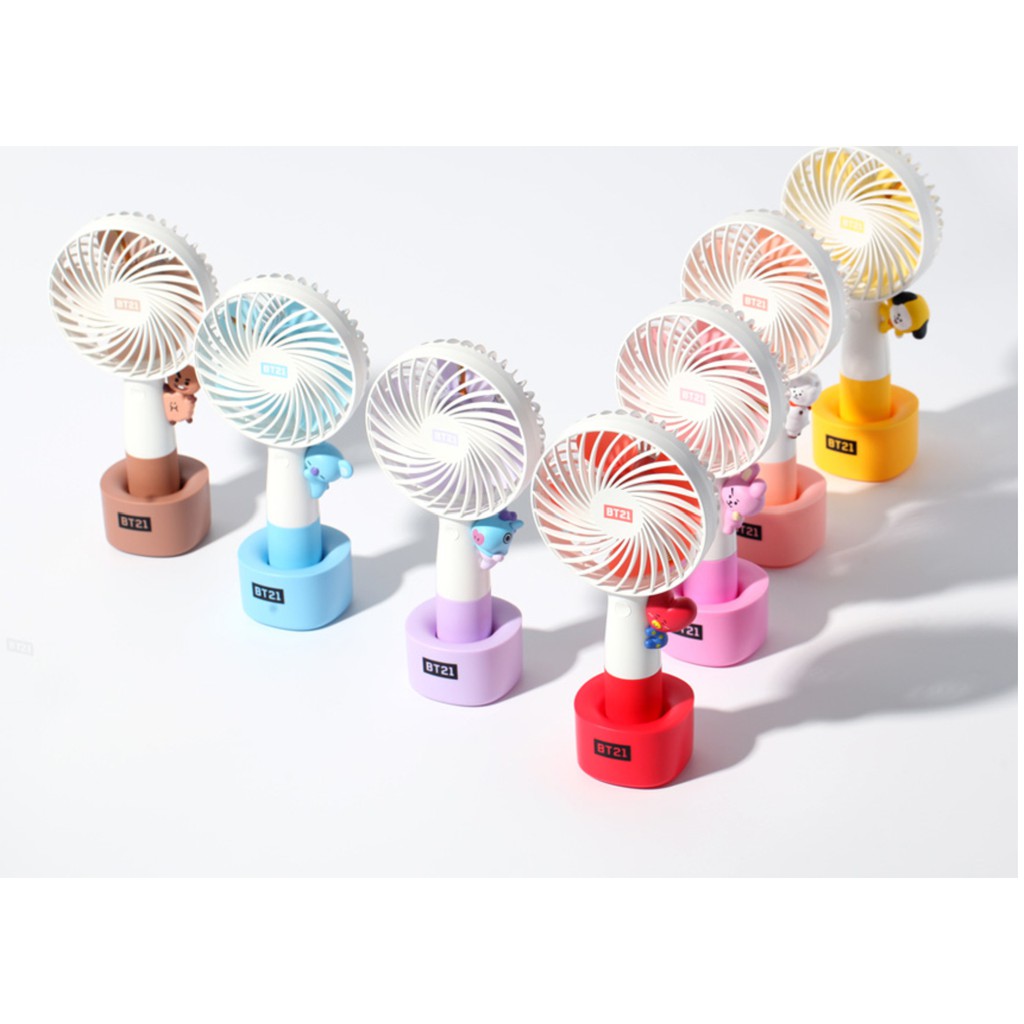 Quạt đèn Led BT21 Handy Fan ver 3 nhập khẩu chính hãng Royche