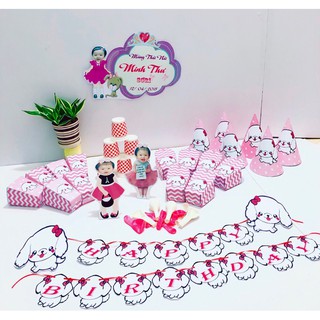Set sinh nhật chủ đề chó cho bé trai và gái- Nhiều chủ đề khác
