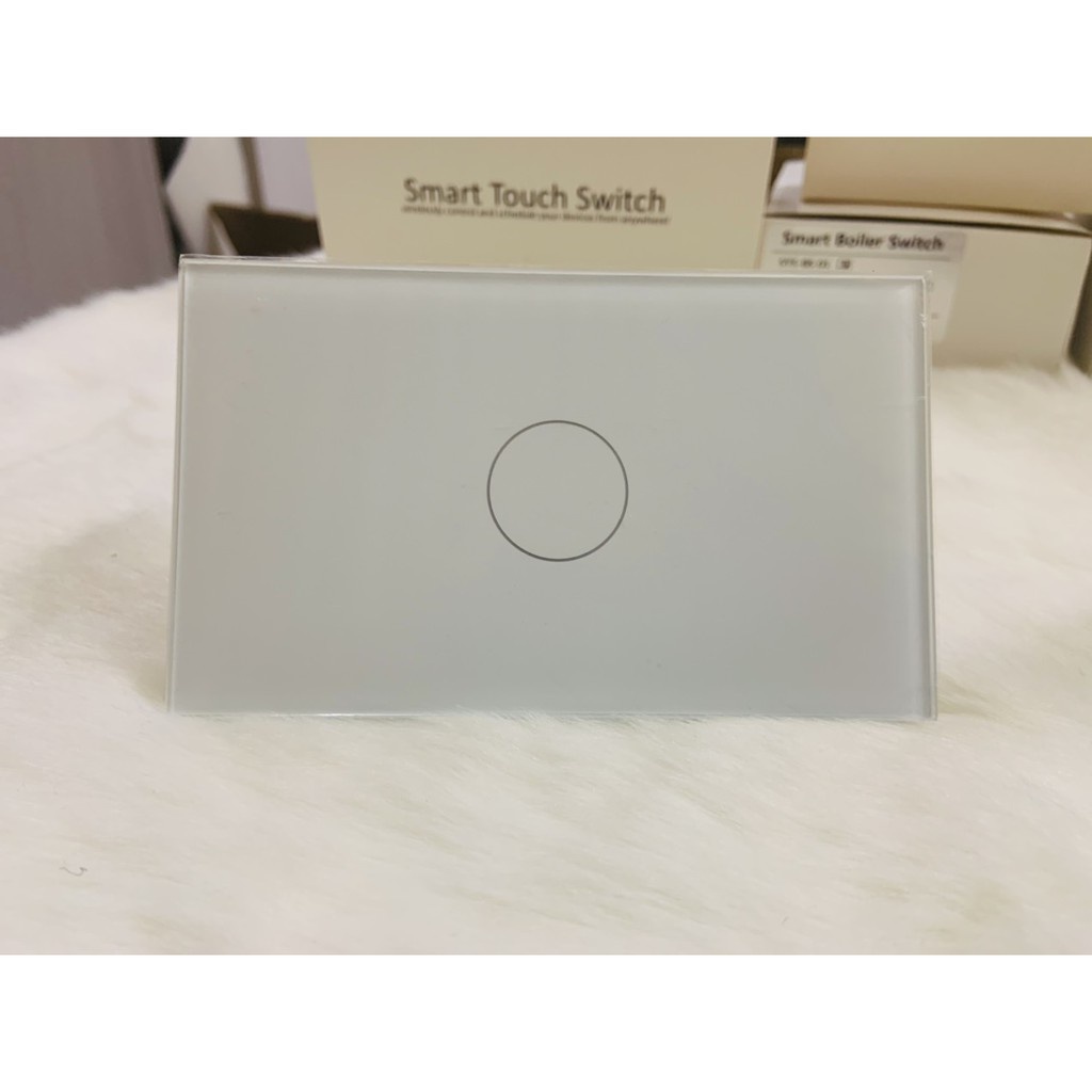 Công tắc thông minh Wifi - 1 Nút - Trắng - Công tắc Tuya Smart - TGS Smart Home