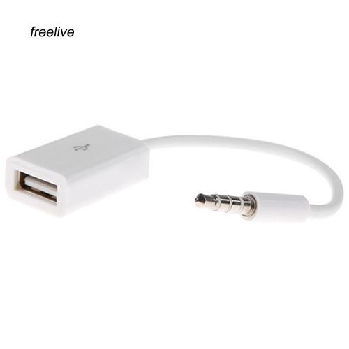 Dây cáp âm thanh chuyển đổi cổng AUX 3.5mm sang cổng USB 2.0