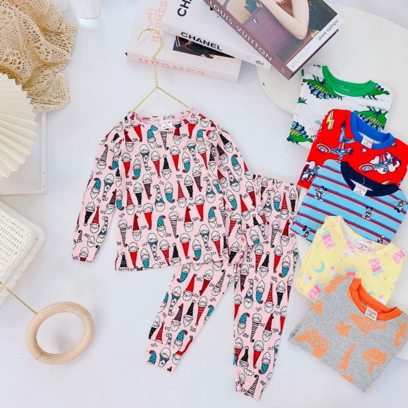 (10-20kg) Bộ dài tay bé trai bé gái Gymboree cotton bozip xuất dư