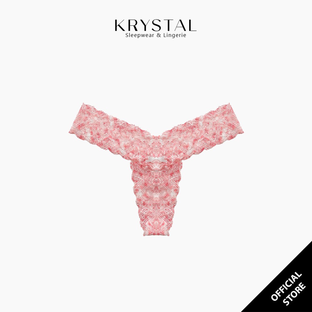 Quần lót ren lọt khe chữ T sexy gợi cảm màu trơn KRYSTAL KQT01 | BigBuy360 - bigbuy360.vn