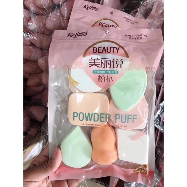 Bộ Set 13 Miếng bông phấn Beauty Powder Puff