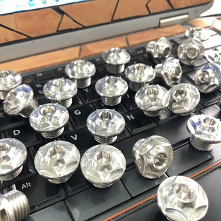 Ốc mâm lửa inox - - dành cho ex150/s110