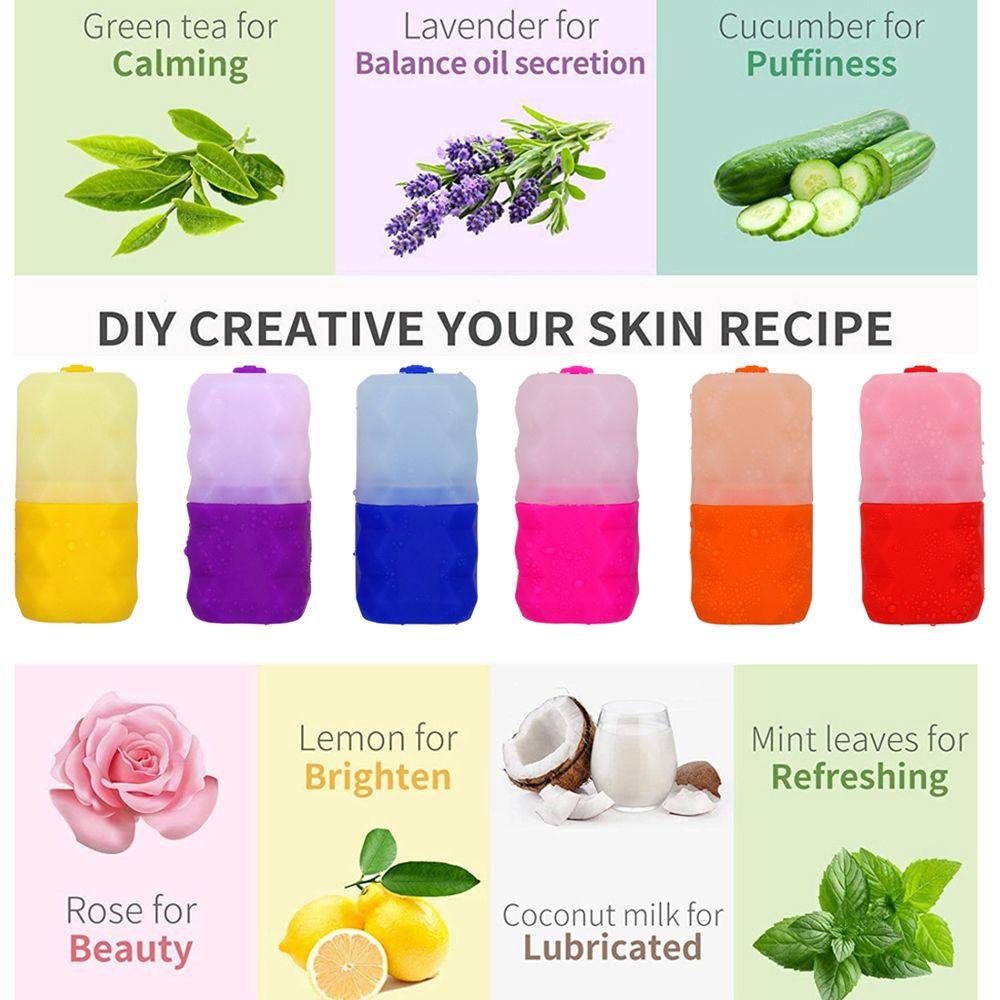 OCEANMAP Cây Lăn Mặt Bằng Silicone Giúp Nâng Cơ Mặt / Tạo Khối Chống Bọng Mắt Dành Cho Nữ