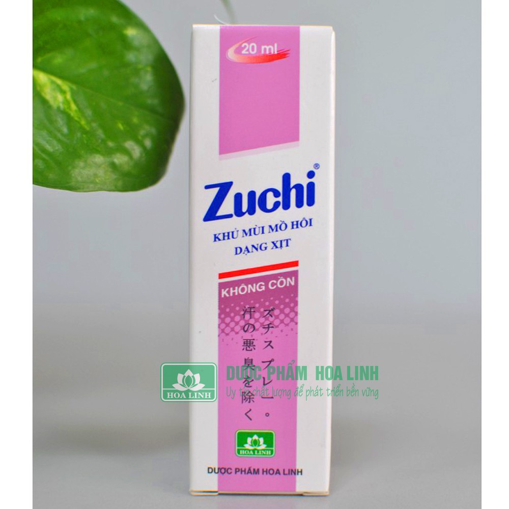 Combo 2 Chai Xịt Khử Mùi ZUCHI, Khử Mùi Hôi Nách, Khử Mùi Hôi Chân 20ML TÍM