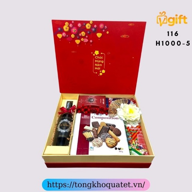 Hộp Quà Tết Mẫu Hộp 1000 - 1200 ( 7 Hộp Quà Tết ) | BigBuy360 - bigbuy360.vn