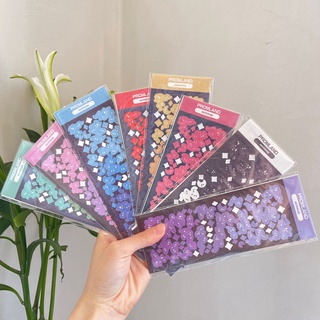 Laser Flame Stickers Cloud Decoration Stickers Diary Stickers