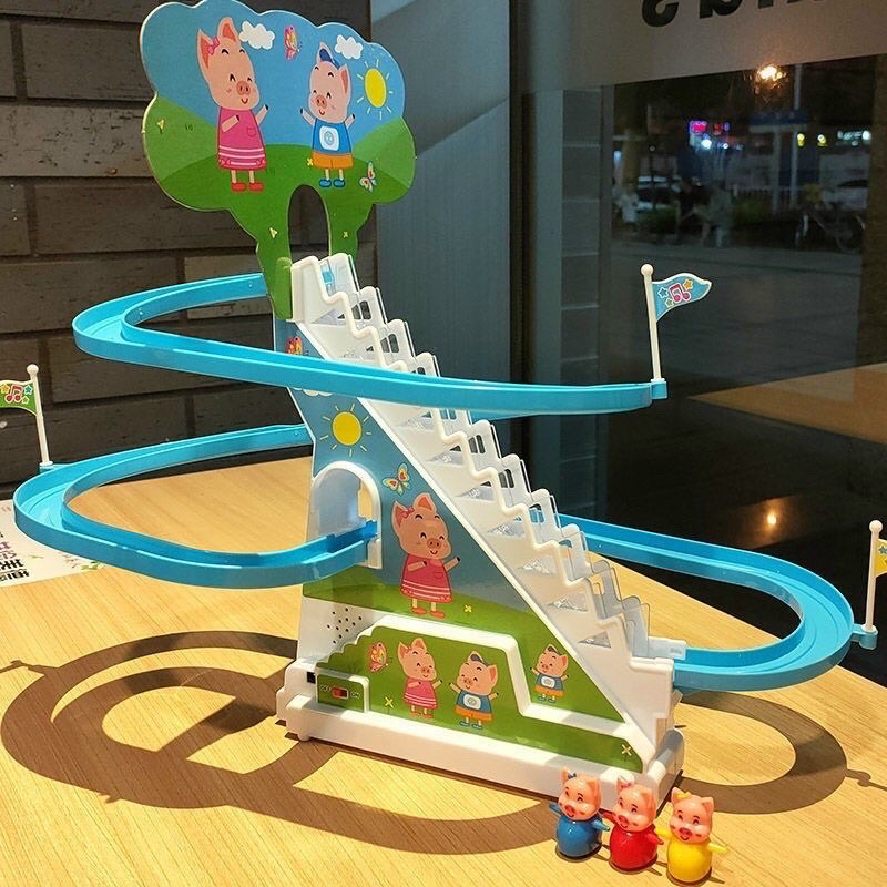 ĐỒ CHƠI LỢN PEPPA LEO CẦU THANG PHÁT NHẠC VÀ PHÁT SÁNG