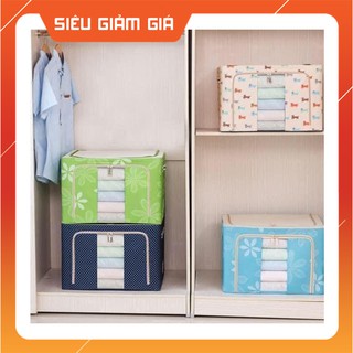 Túi chăn khung sắt cất gọn quần áo