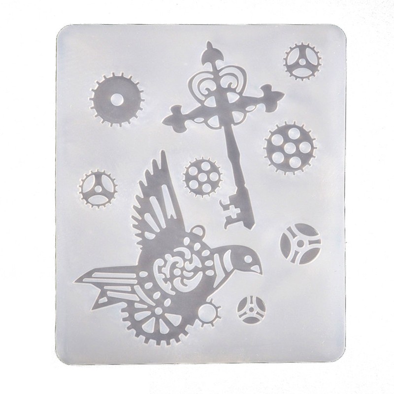 Khuôn silicon đổ resin sử dụng làm miếng chặn sách kiểu dáng lông vũ