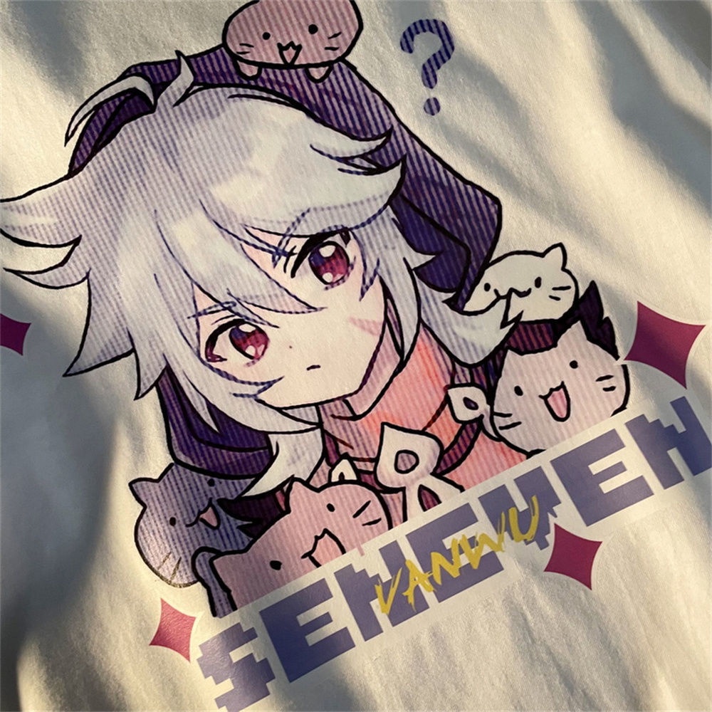 Áo Thun Tay Ngắn In Hình Anime Hai Chiều Phong Cách Nhật Bản Dành Cho Nam Nữ