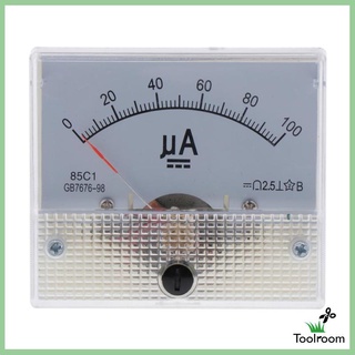 [Chính xác 85C1-uA Bảng điều khiển Micro Amp Meter Analog Current Panel Meter 0-50uA