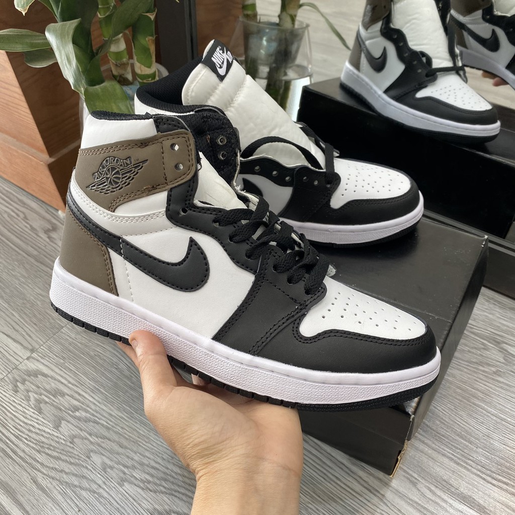 Giày Air Jordan 1 Retro High Dark Mo_cha, Giày JD 1 Dark Mo_cha Full size nam nữ, Giày thể thao Jordan 1 nâu đen cao cổ