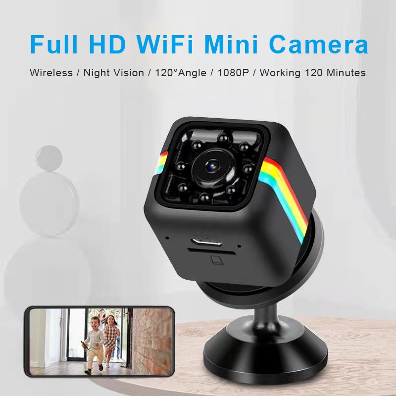 Máy Quay Mini HD 1080P Kết Nối Wifi Hỗ Trợ Quay Ban Đêm