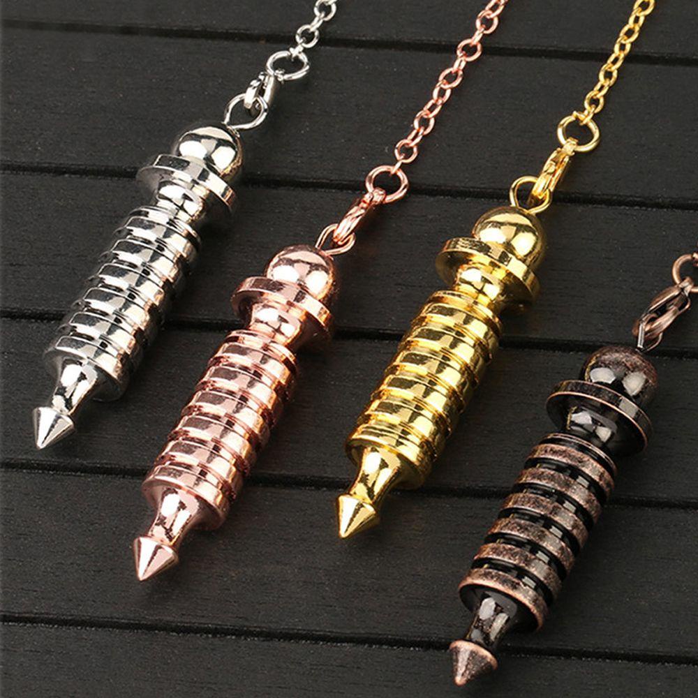 Dây Chuyền Mặt Hình Xoắn Ốc Bằng Kim Loại Họa Tiết Hoa Hồng|Dụng Cụ Chia Ngăn Chuyên Dụng Chất Lượng Cao