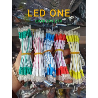 LED LIỀN DÂY 5mm JiYi 5V - LED RUỒI 5mm - 50 bóng,đơn từ 100 bóng