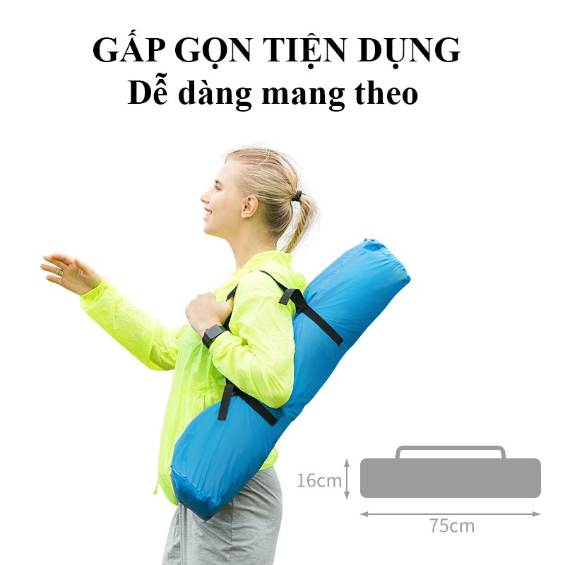 Lều Cắm Trại Dã Ngoại Du Lịch Tự Động 4-6 người, Ngăn Muỗi, Chống Nắng Cao Cấp, Lều Tự Bung