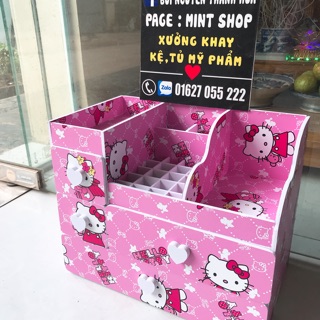 kệ tủ đựng mỹ phẩm MAX PLUS hello kitty