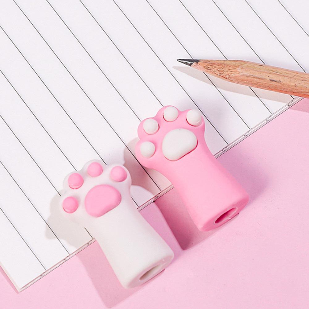 Gôm Tẩy Hình Bàn Chân Mèo Màu Hồng Dễ Thương
