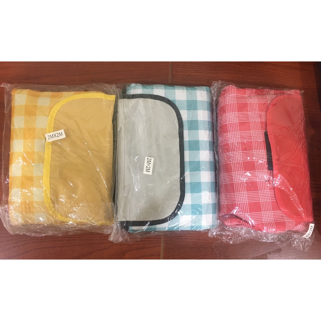 Thảm Picnic, Dã Ngoại, Du Lịch, Cắm Trại, Đi Phượt, Khăn Trải Bàn,...Chống Thấm Nước, Hoạ Tiết Caro Cao Cấp CT17653
