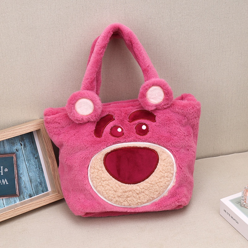 Túi Tote Đeo Vai Kiểu Hoạt Hình Vịt Donald Nhồi Bông Dễ Thương