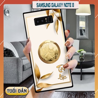 Ốp lưng kính 3D 12 con giáp - Samsung galaxy Note 8
