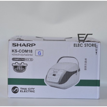 Nồi cơm điên tử SHARP 1.8 Lít KS-COM18 Thái Lan