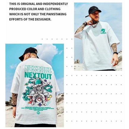 Áo thun tay ngắn họa tiết hoạt hình thời trang mùa hè cho nam và nữ size m - 8xl