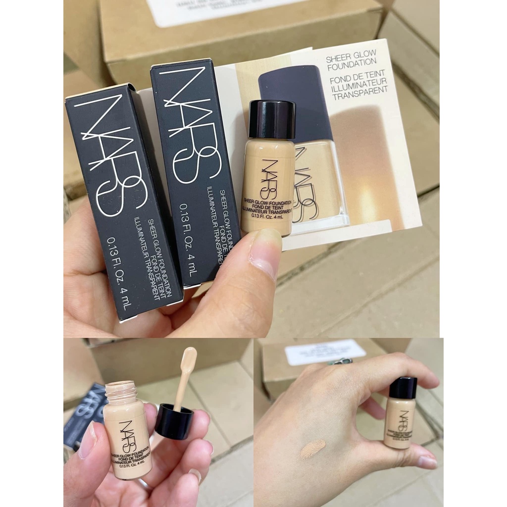 Kem Nền Mini Nars Sheer Glow 4ml