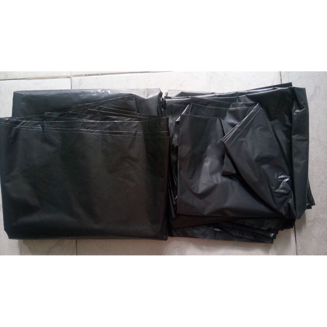 1kg Túi nilong đen, túi đựng rác, túi tự huỷ