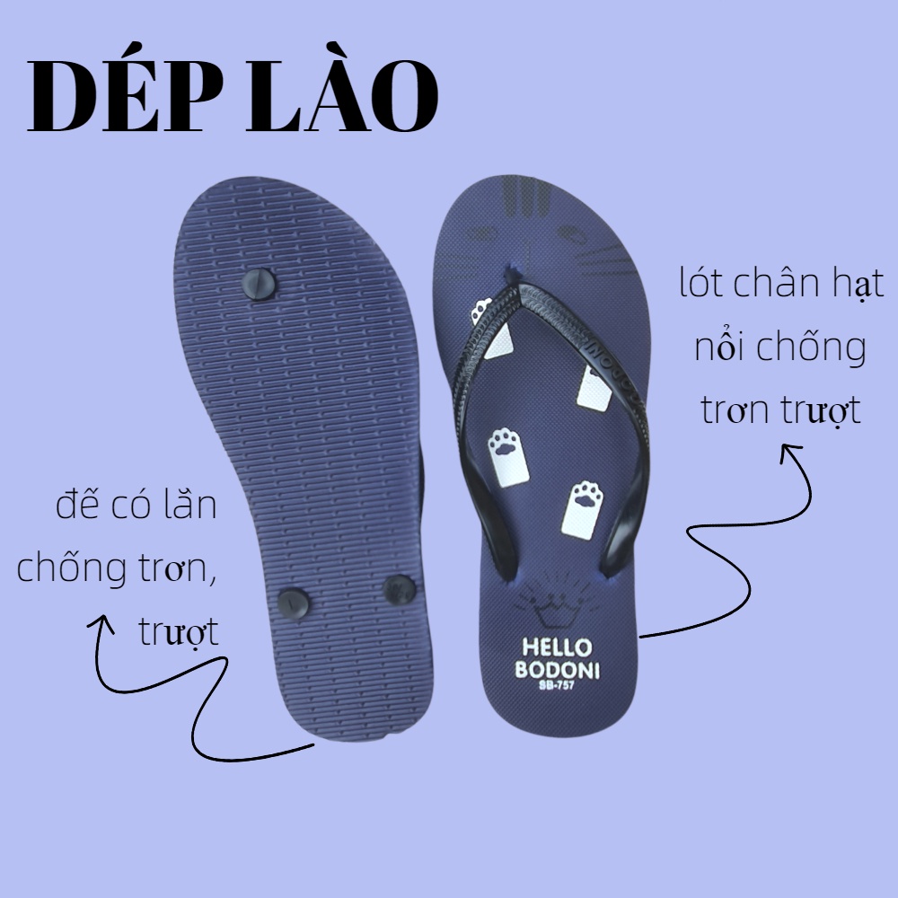 Dép xỏ ngón, lào, tông, kẹp, hình mèo, chân mèo, có size lớn, big size 40 41 42 43