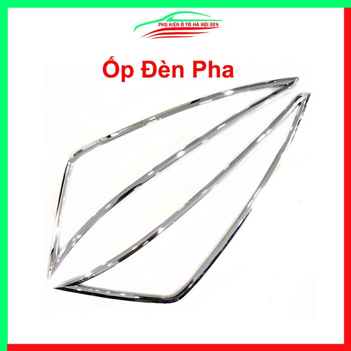Ốp viền đèn pha hậu mạ crom Elantra 2019-2020 chống trầy trang trí bảo vệ xe