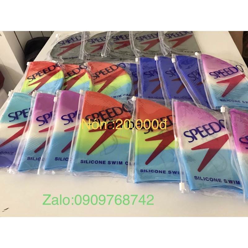 Nón Mũ Bơi Speedo Cao Cấp phù hợp cho nam, nữ, trẻ em chất liệu Silicone