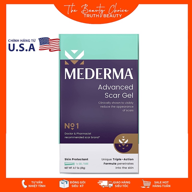 Kem giảm sẹo MEDERMA Advanced Scar Gel