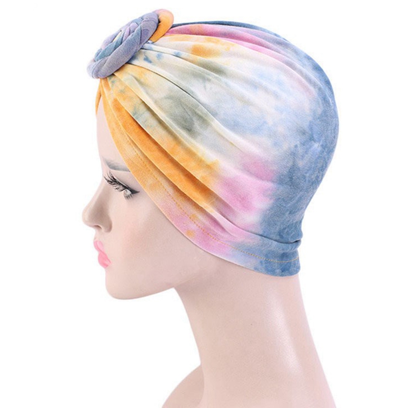 Mũ Turban Trùm Đầu Đính Hoa Cho Phụ Nữ Hồi Giáo