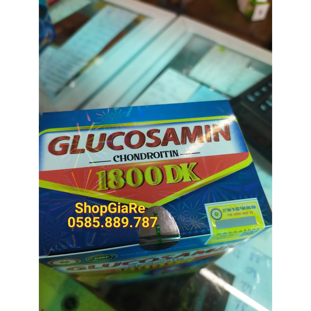 Glucosamin Chondrotin 1800 Dk giúp xương chắc khỏe, chống còi xương, tăng khả năng bôi trơn dịch khớp, viêm khớp, khớp