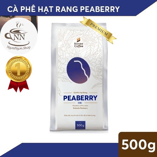 Cà Phê Culi (Peaberry) Hạt Rang Xay Cao Cấp HONEE COFFEE 500g - NGON NGON CÀ PHÊ