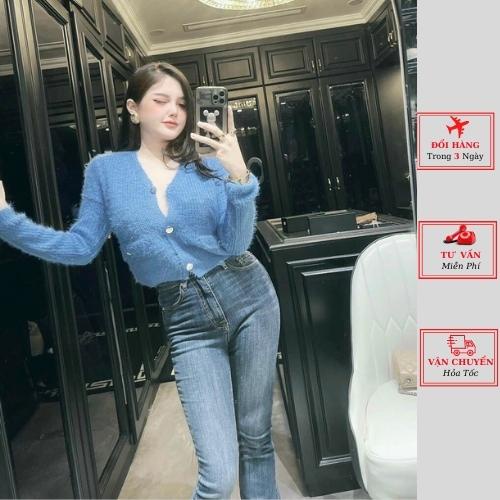 Áo len nữ lông thỏ ulzzang Hàn Quốc thu đông yolo fashion